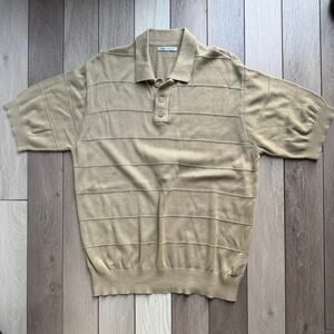 Tan zara polo shirt poloshirt